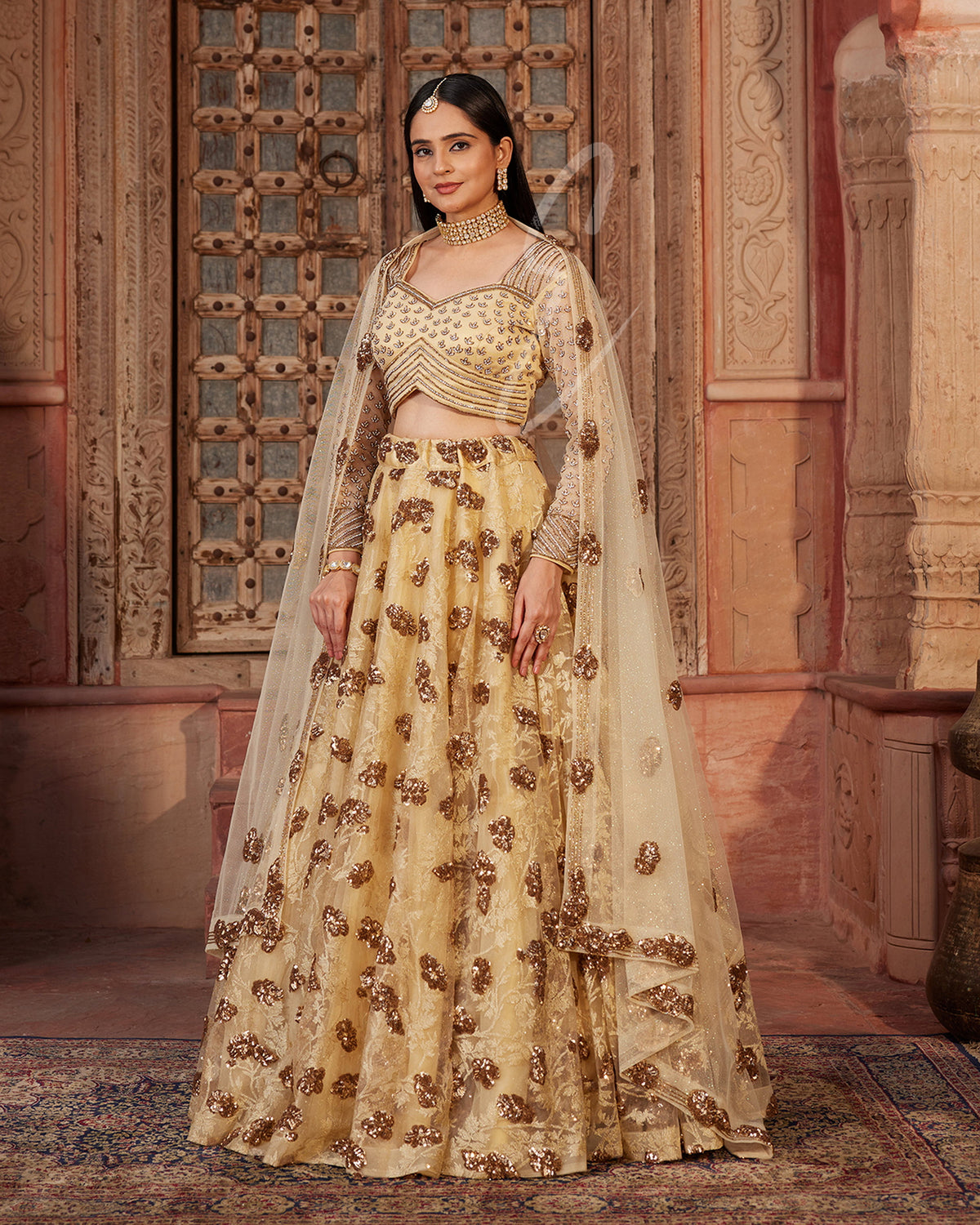 Golden Lehenga