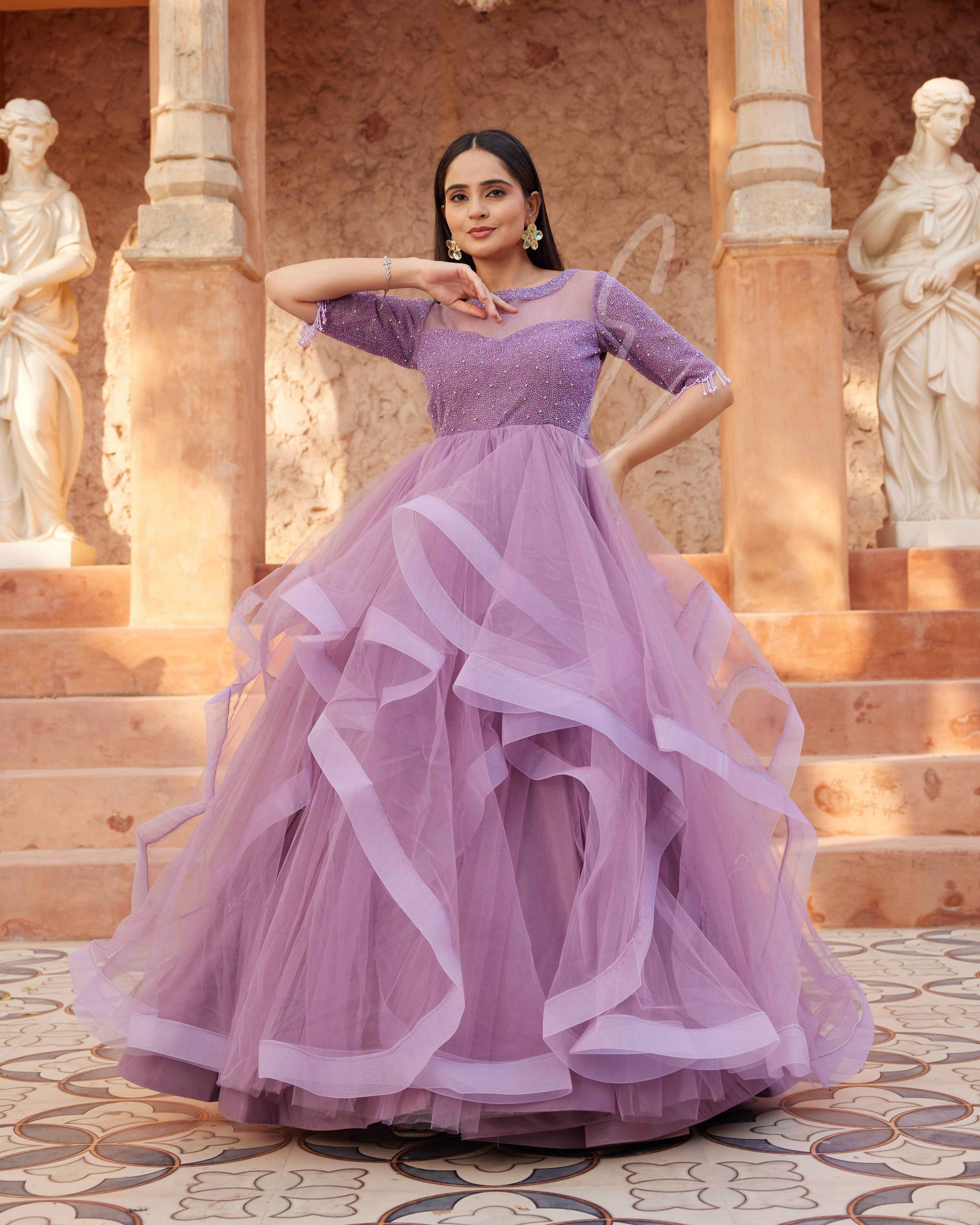 Light Dusty Lavender Gown