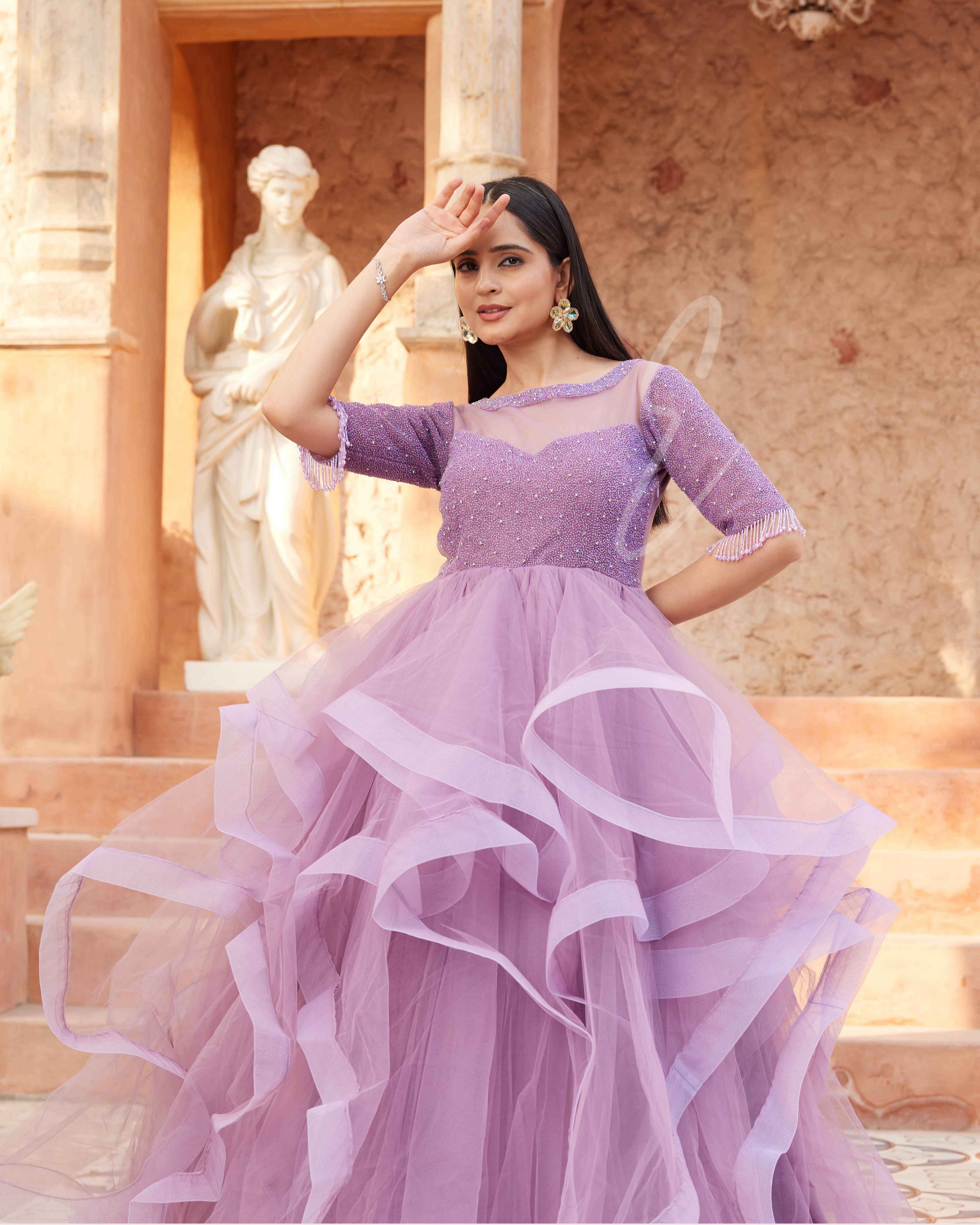 Light Dusty Lavender Gown