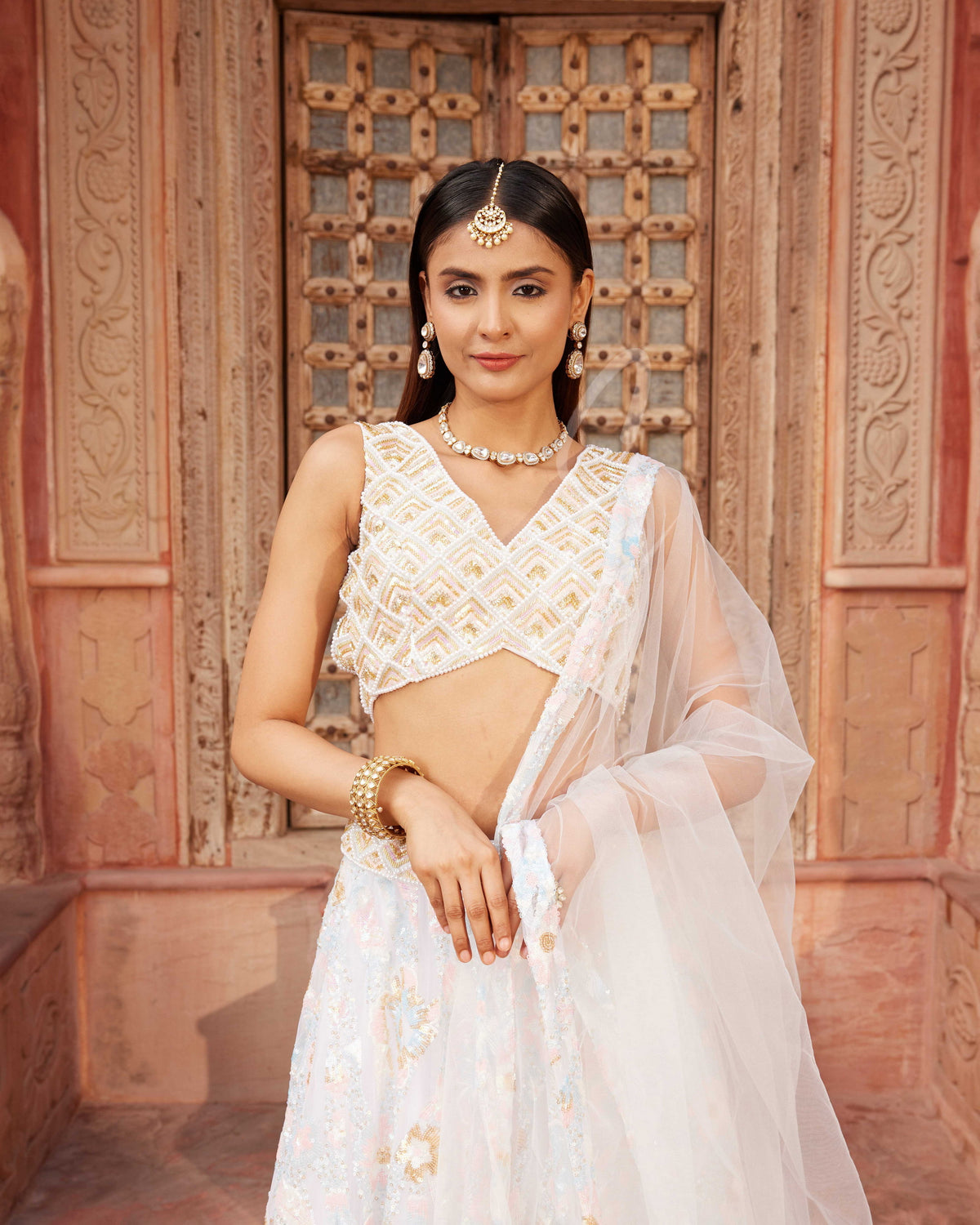 Off-White Lehenga