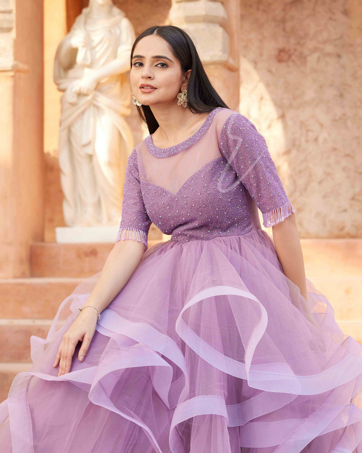 Light Dusty Lavender Gown