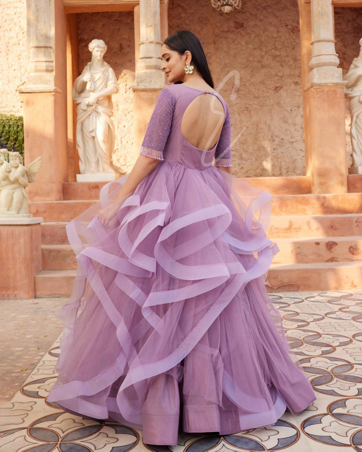 Light Dusty Lavender Gown
