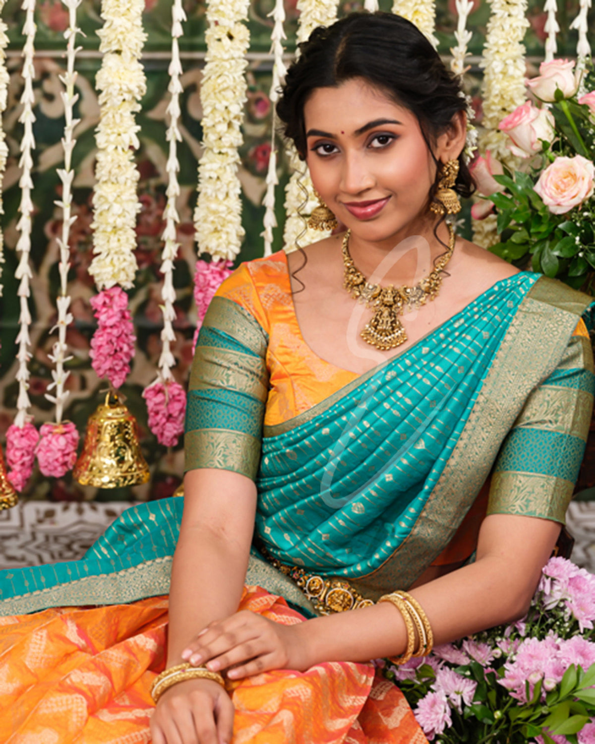 bright and beautiful yellow and rama green