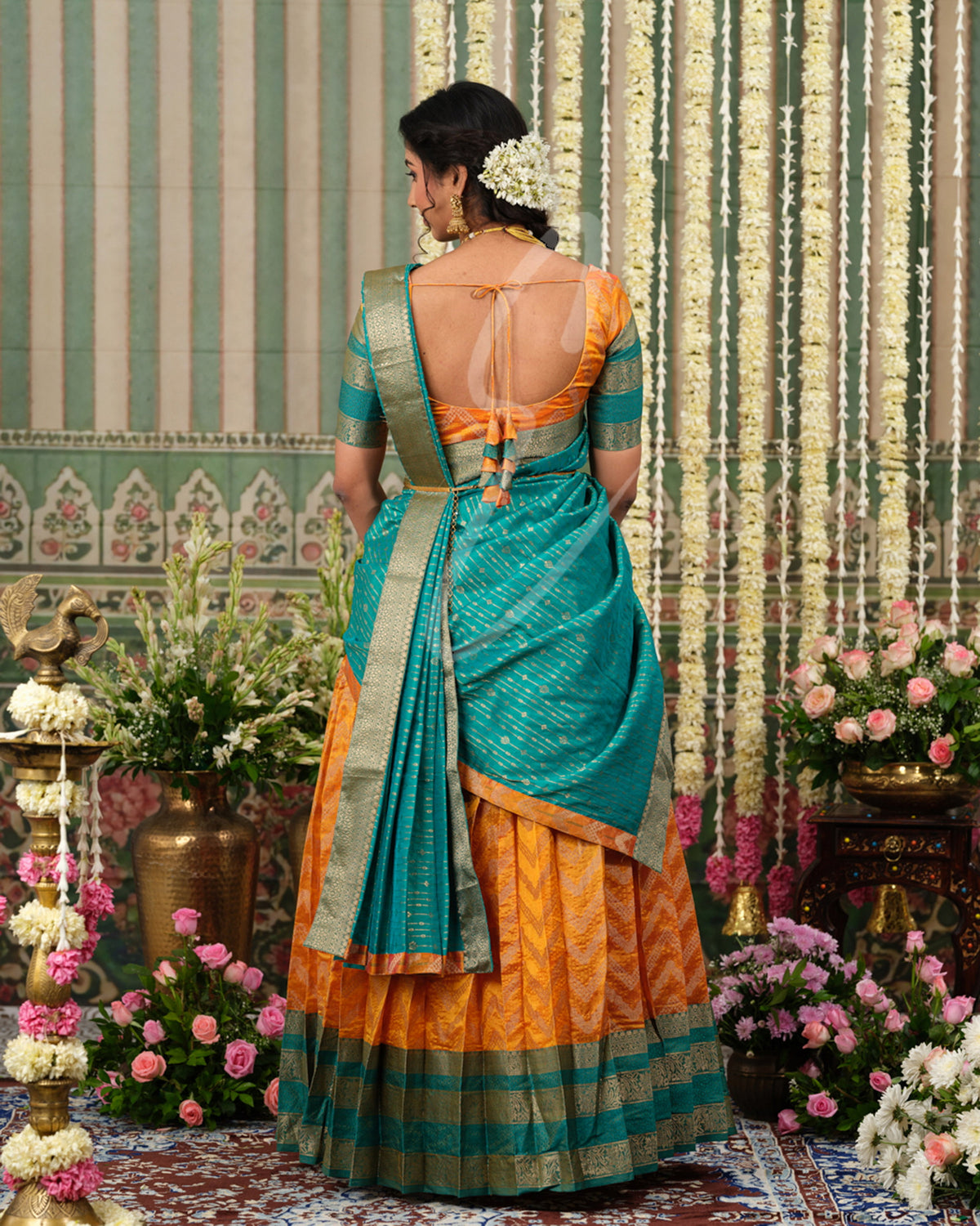 bright and beautiful yellow and rama green