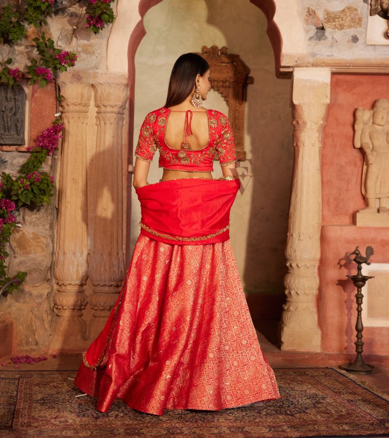 Gajiri Pink Lehenga