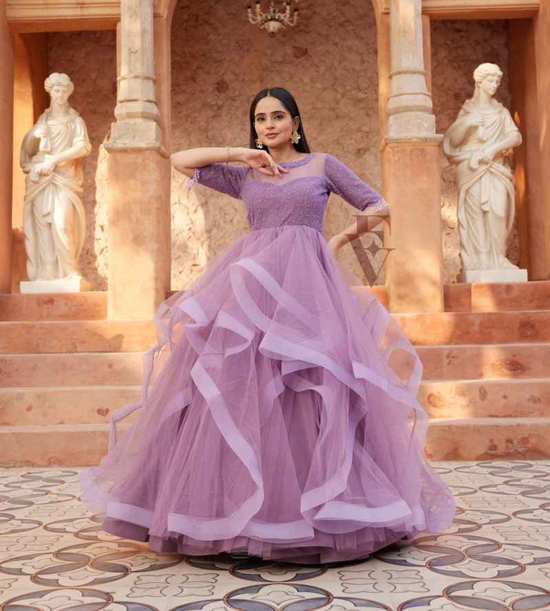 Light Dusty Lavender Gown