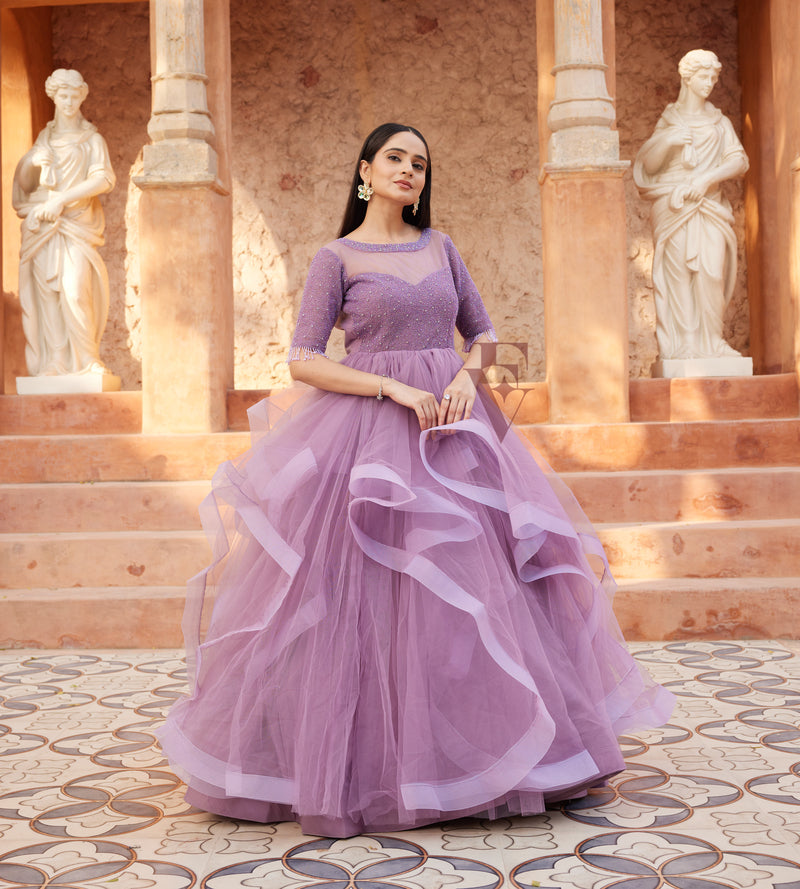 Light Dusty Lavender Gown