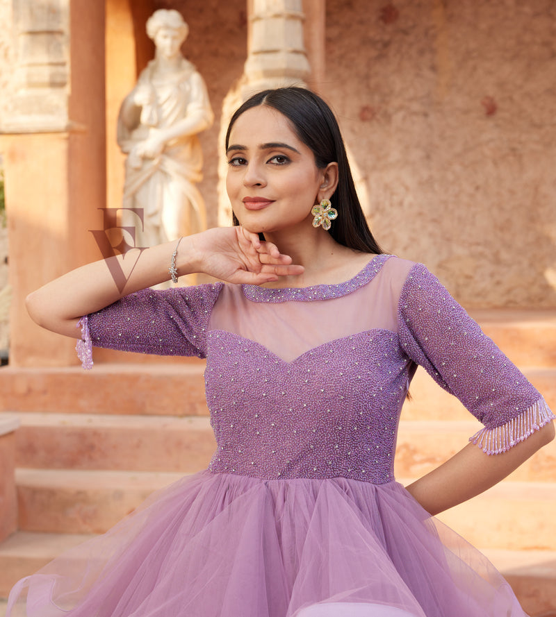 Light Dusty Lavender Gown