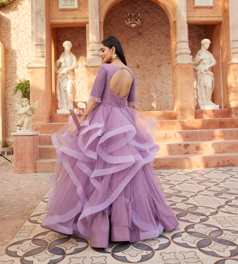 Light Dusty Lavender Gown