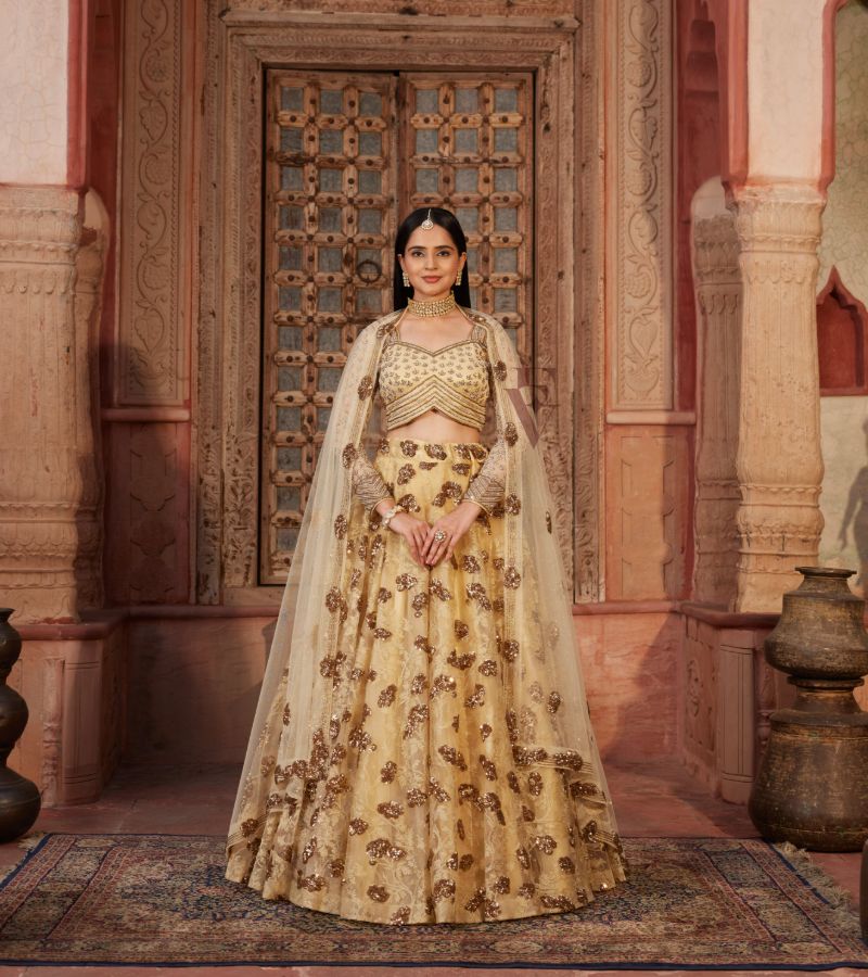 Golden Lehenga