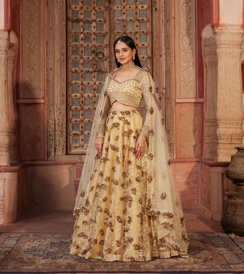 Golden Lehenga