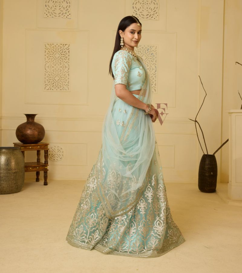 Stunning Cream Lehanga