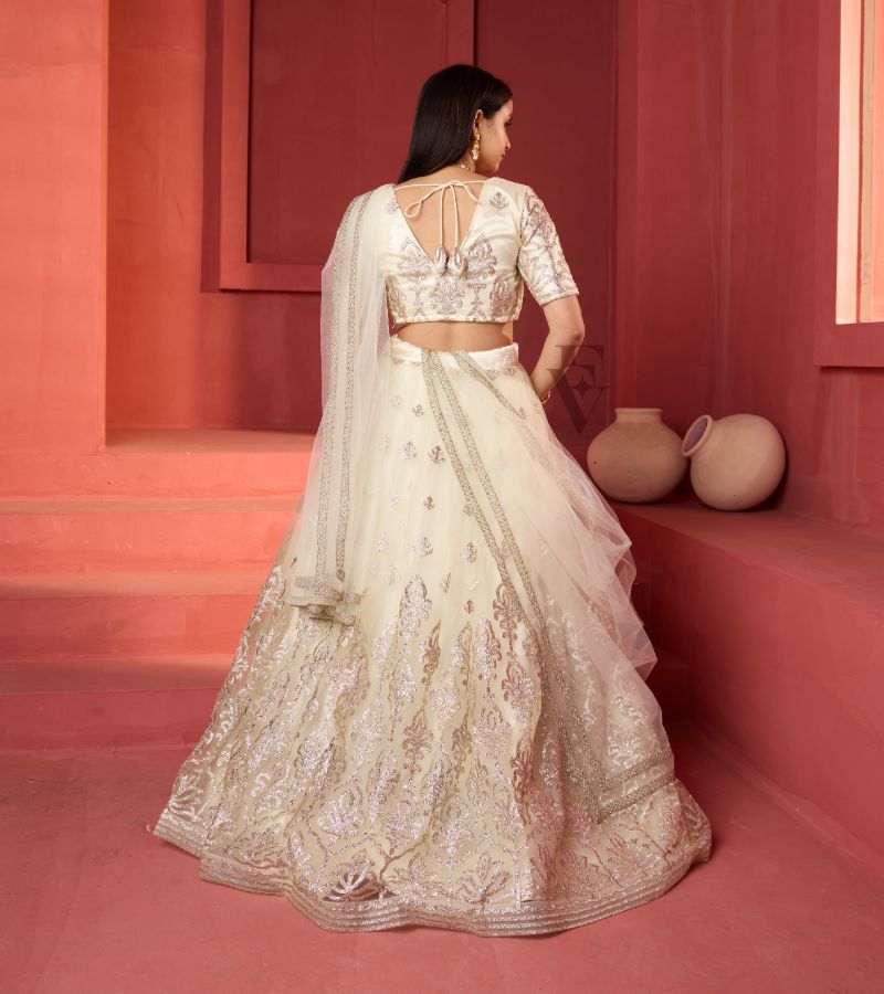 Cream Colored lehenga