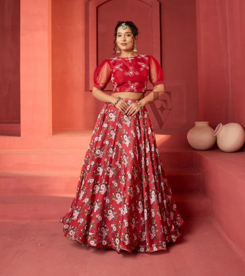 This maroon set is a perfect mix of elegance